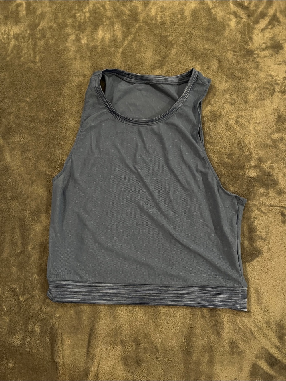 ZYIA sheer mesh Tank Top
